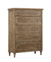 Ludin Taupe 5-Drawer Chest | Modern Bedroom Storage - $1,004.99