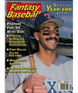 FANTASY BASEBALL Magazine (Jan. 1994) Krause Publications - Juan Gonzale... - $8.99