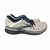 Brooks Adrenaline GTS 22 Men&#39;s Running Shoes Black White Size 11 Athletic Run - £48.48 GBP