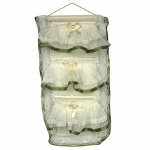 [Bowknot Bud Silk] Green Lace /Wall Hanging/ Wall Organizers / Wall Baskets /Bas - £7.58 GBP