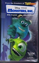 Monsters Inc VINTAGE VHS Cassette Clamshell Box Billy Crystal John Goodman - £11.08 GBP