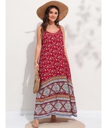 Finjani Women&#39;s Dress Plus Size Cami Dresses Summer Backless Maxi Dress ... - £17.29 GBP