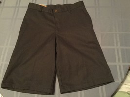 Boys-New-Size 16-Dockers uniform/shorts - Navy blue long flat front shorts - $12.99