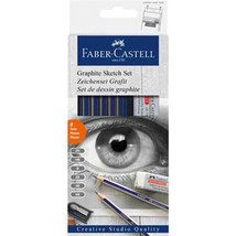 Faber-Castell Goldfaber Graphite Sketch Set - 8pcs Item - £16.25 GBP