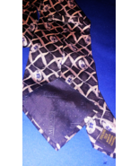 Milano 100% silk black and silver  tie     T5   - $24.99