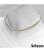 KITSON CRYSTAL CHOKER - £33.63 GBP