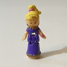 Vintage Polly Pocket Bluebird 1994 Star Bright Dinner Party Polly Doll - $13.99