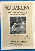 KODAKERY Eastman Kodak illustrated photography magazine October 1923 - £11.66 GBP