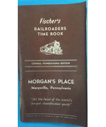 Fischer&#39;s RAILROADERS TIME BOOK (1951) Central PA Edition, Morgan&#39;s Place - $13.56 CAD