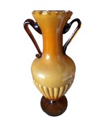 MCM Vintage Glass Vase 12 Inch Amber Gold Tones See Pictures &amp; Description - €23,23 EUR