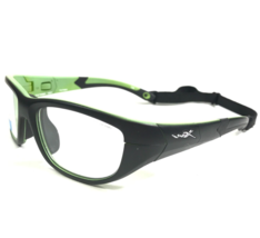 Wiley X Youth Force Kids Athletic Eyeglasses Frames Black Green 51-18-125 - £37.22 GBP