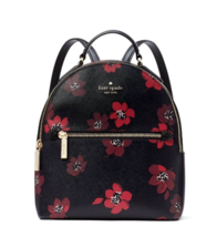 New Kate Spade Perry Small Backpack Saffiano PVC Black Multi - £89.72 GBP