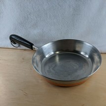  Revere Ware 1801 Copper Bottom 8 inch Skillet Frying Pan / No lid USA - £13.65 GBP