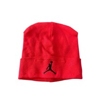 Nike Air Jordan Infant Baby Size 0 6 months Cap Hat beanie Red Black Jumper - €6,72 EUR