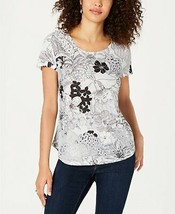 Style &amp; Co Women&#39;s Floral-Print Top, Size Small - £15.82 GBP