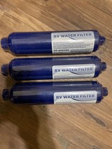 RV Camper Inline Water Filter 20 Micron 3 Pack NEW ⚡️ - £22.09 GBP