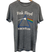 NEW Pink Floyd Womens S T-Shirt Dark Side Of The Moon Gray Graphic Burnout  - £17.72 GBP