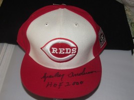 Sparky Anderson Hof 2000 1976 Wsc Reds Manager Signed Auto Cap Hat Jsa Authentic - £194.42 GBP