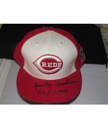 SPARKY ANDERSON HOF 2000 1976 WSC REDS MANAGER SIGNED AUTO CAP HAT JSA A... - £197.21 GBP
