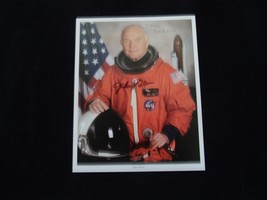 JOHN GLENN NASA ASTRONAUT MERCURY 7 SENATOR SIGNED AUTO COLOR 8 X 10 PHO... - £173.87 GBP