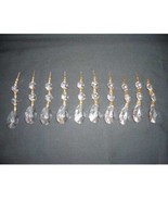 1 1/2 Inch Lead Crystal Prisms/Double Octagon 10Pcs - $12.97