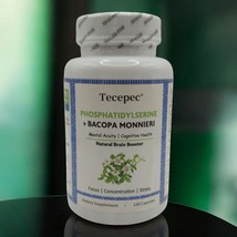 Phosphatidylserine &amp; Bacopa Monnieri 800 Mg 2 in 1 Supplement Brain Memory - $232.07 MXN