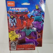 Mega Construx MOTU Skeletor &amp; Flocked Panthor Panther Masters Of The Universe - £11.24 GBP