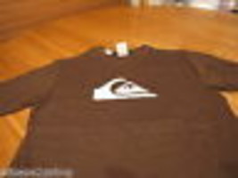 Boy&#39;s Quiksilver BTO youth childs T shirt L brown the mountain NEW surf ... - £9.46 GBP