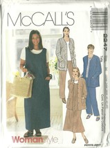 McCall&#39;s Sewing Pattern 2247 Womens Jacket Jumper Top Pants Size 22W 24W... - $9.99