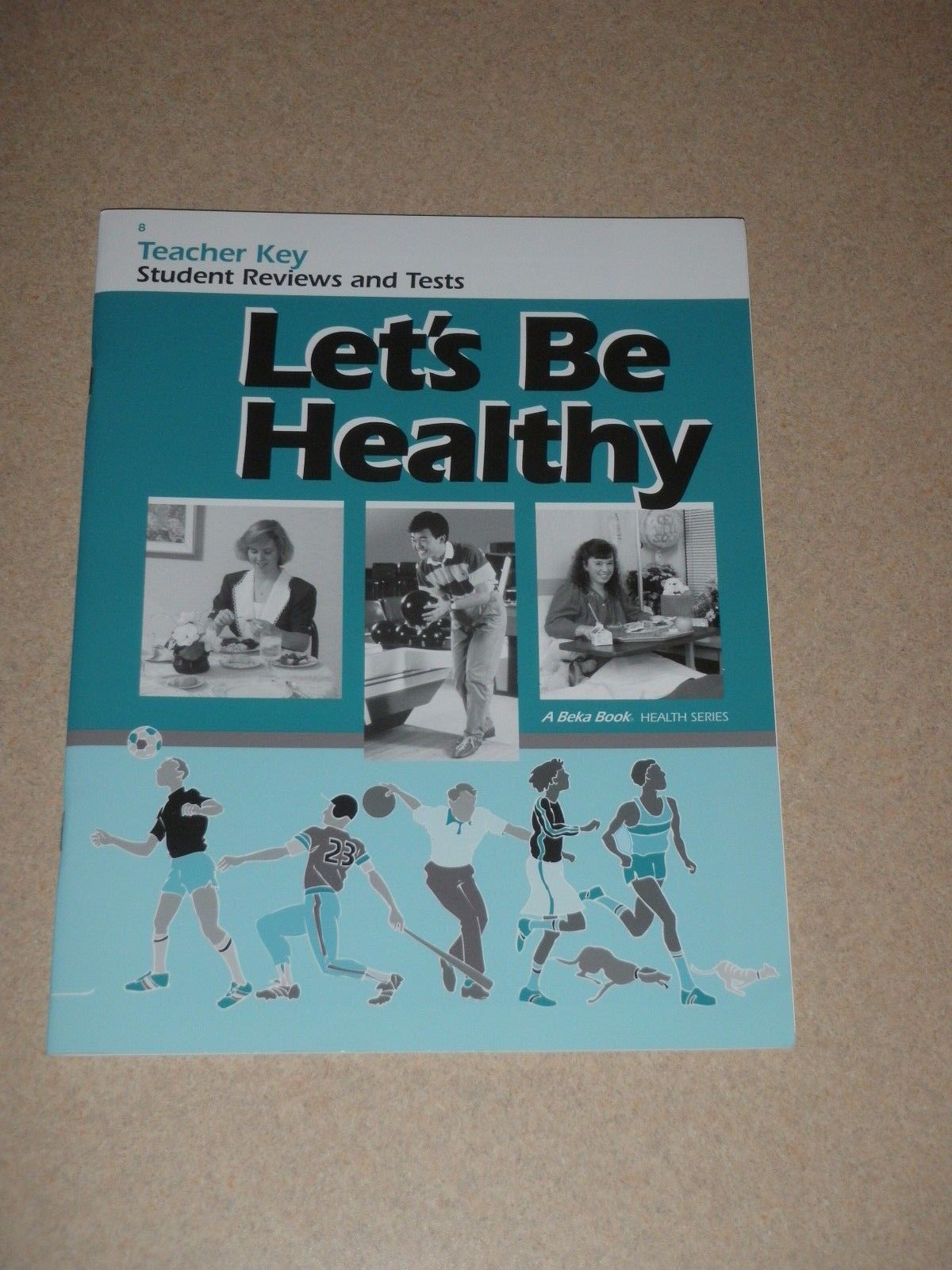 ABeka 8th Grade Let&#39;s Be Healthy Teacher Key Student Reviews &amp; Tests (1992) - $8.81