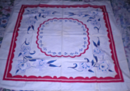 Tablecloth (43 X 41) Linen Tablecloth - $10.00