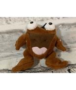 NeoPets McDonald&#39;s 2004 Quiggle small mini brown plush frog stuffed toy - $9.89