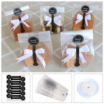 Cookie Bags For Packaging, Translucent Plastic Cellophane Pastry Treat B... - $19.99