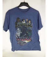 Star Wars Darth Vadar graphic Blue T-Shirt Size L  - £6.22 GBP