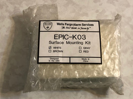 NEW Wells Fargo Alarm Services EPIC-K03 Surface Mounting Plate Cover Kit... - £5.60 GBP