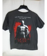 Batman Arkham City graphic Gray T-Shirt Size S Small You&#39;re not safe here - £4.98 GBP