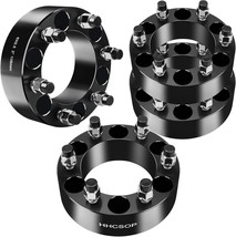 6x5.5 Wheel Spacers 2&#39;&#39;(50mm) Hub Bore 108mm with M14x1.5 Studs for Chevy - £142.06 GBP