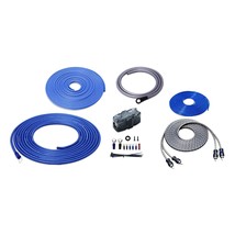 Recoil True 8 Gauge Complete CCA Amplifier Wiring Kits with OFC RCA Cable - £32.24 GBP