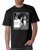Color: Black, Size: 4XL - Trust Nobody Tupac 2Pac Shakur Notorious Big Men S Pri - £34.38 GBP