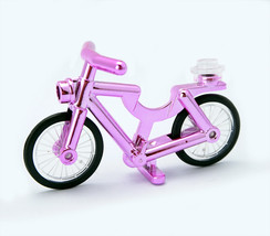 Pink Chrome Bicycle Lego Compatible - £7.85 GBP