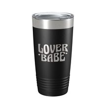 Lover Babe Tumbler Cute Retro Travel Mug Insulated Laser Engraved Coffee... - £23.91 GBP