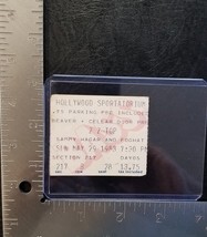 ZZ TOP - VINTAGE MAY 29, 1983 HOLLYWOOD, FLORIDA CONCERT TOUR TICKET STUB - €8,55 EUR