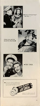 Vintage 1942 Life Savers Marine Taking Mint To Kiss Lady Print Ad Advertisement - £4.85 GBP