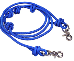 Western Poly Rope Trail Rein Blue - $15.95