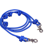 Western Poly Rope Trail Rein Blue - $15.95