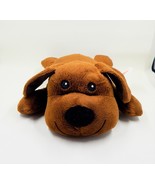Melissa and Doug Puppy Dog Brown Plush Stuffed Animal Laying Lovey Stitc... - £7.81 GBP