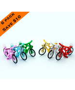6 Pack Chrome Bicycle Lego Compatible - £20.48 GBP