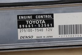 Toyota Lexus ECM ECU PCM Engine Control Module Computer Unit 89661-53561 image 4