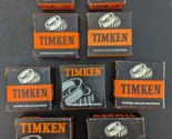 Vintage Timken Tapered Roller Bearings Assorted Lot Various Sizes As Is - $89.90