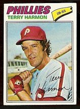 Philadelphia Phillies Terry Harmon 1977 Topps Baseball Card # 388 VG/EX - £0.39 GBP